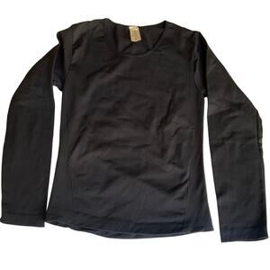 Aurora Seven Women Long Sleeve Therma Tee for Cold Winter, One Size, Black